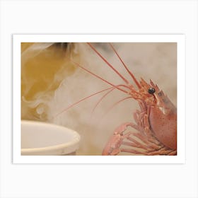 Steaming Lobster Art Print