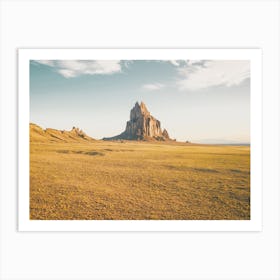 Shiprock Scenery Art Print