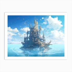 Castle In The Sky Art Print