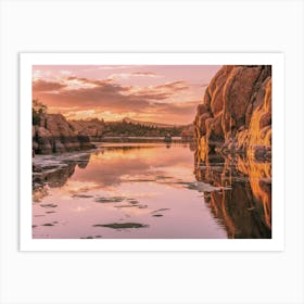 Watson Lake Prescott Arizona Art Print