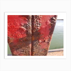 Rusty Railing Art Print