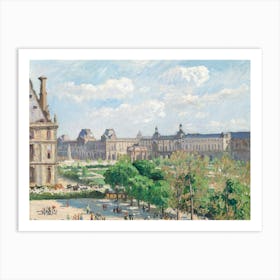 Place Du Carrousel, Paris (1900), Camille Pissarro Art Print