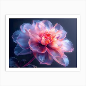 Dahlia Flower 1 Art Print