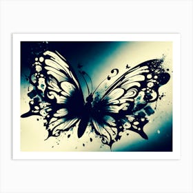 Butterfly Wallpaper 29 Art Print