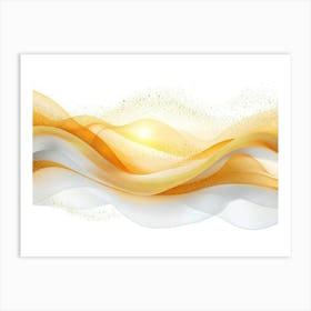 Abstract Wave Background 1 Art Print