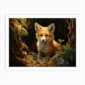 Tibetan Sand Fox 2 Art Print