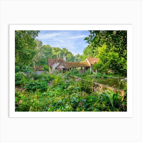 Duck Island Cottage Garden In St James Park London Art Print