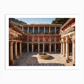 Courtyard Of The Palace Art Print