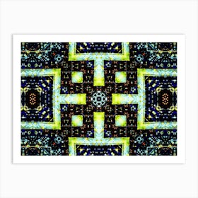 Psychedelic Cross Art Print