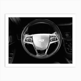 Cadillac Cts Steering Wheel Art Print