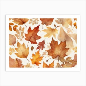 Default A Richly Textured Autumn Vector Background Each Elemen 0 (2) Art Print