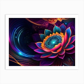 Lotus Flower 1 Art Print