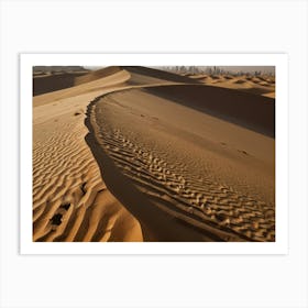 Dubai Sand Dunes 3 Art Print