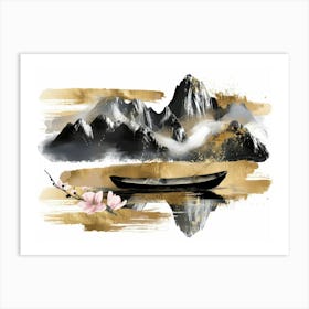 Asian Mountains Art Print