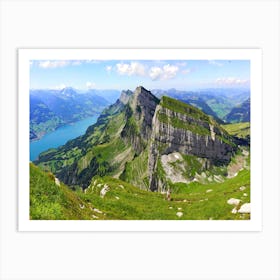 View From The Top Of A Mountain 2 Art Print