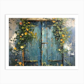 Pretty Garden Doors 11 Art Print