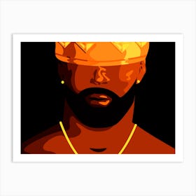 Illustration Art Prints Mister King 3 Art Print