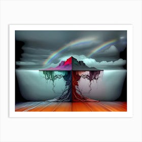 Rainbow Tree Art Print