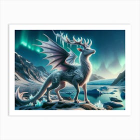 Dragodeer Dragon Deer 1 Art Print