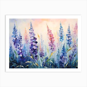 Lupins 3 Art Print