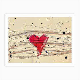 Heart Of Music Art Print