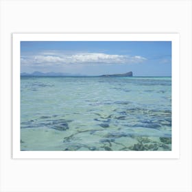 Coral Reef In Mauritius Art Print