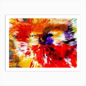 Acrylic Extruded Painting 332 Art Print