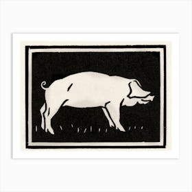 Pig, Julie De Graag Art Print