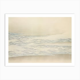 Ocean Waves From Momoyogusa –Flowers Of A Hundred Generations, Kamisaka Sekka Art Print
