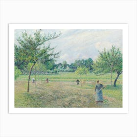 Haymaking At Éragny (1892), Camille Pissarro Art Print