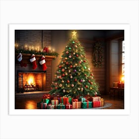 Christmas Tree 86 Art Print