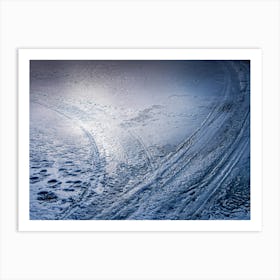 Ice Texture 2 Art Print