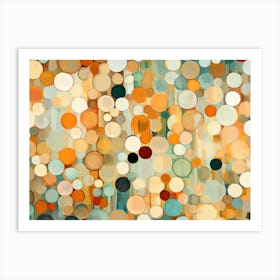 Abstract Circles 16 Art Print