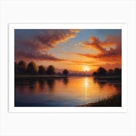 Gorgeous Evening Sunset Art Print