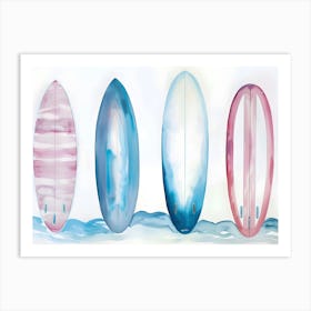 Surfboards 6 Art Print