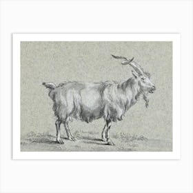 Standing Goat, Jean Bernard Art Print
