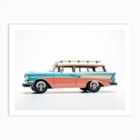 Toy Car 55 Chevy Nomad Art Print
