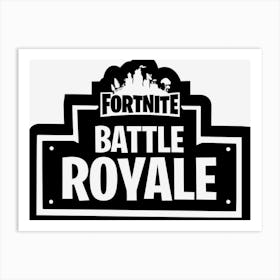 fortnite battle royale Art Print