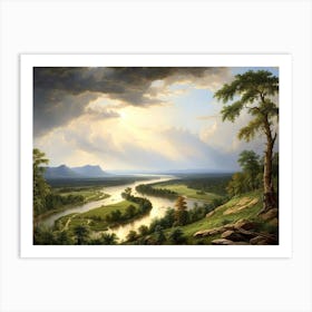 View Of The River Art Print