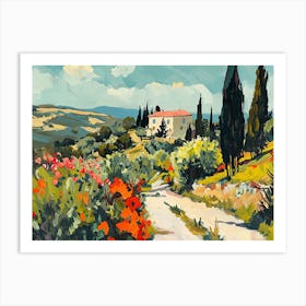 Provence - expressionism Art Print