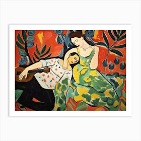 The Musician, Matisse Style Painting Art Print