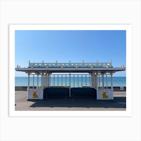 Brighton Beach Stand Art Print