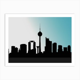 Frankfurt Skyline Art Print