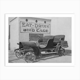 Display At The Bird Cage Theater Museum, Tombstone, Arizona By Russell Lee Art Print