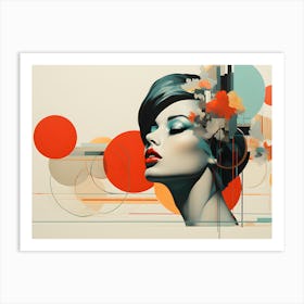 Vintage Vibes 80s Diva Art Print