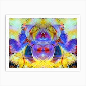 Psychedelic Abstract Painting Art Print