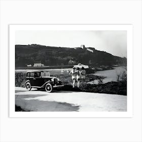 1932 Standard Little Nine Saloon At Royal Bay, Jersey Art Print