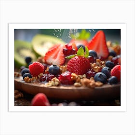 Healthy Breakfast Art Print