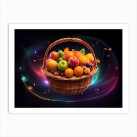 Basket Of Fruit 6 Art Print