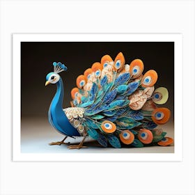 Peacock Art Print